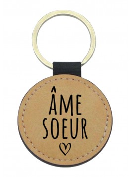 Porte-clés cuir vegan...