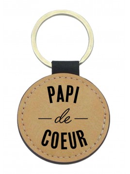 Porte-clés cuir vegan...