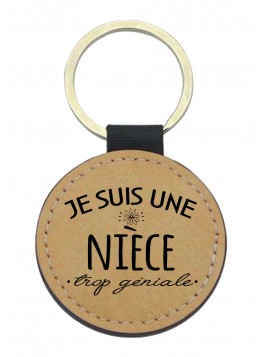 Porte-clés cuir végan...