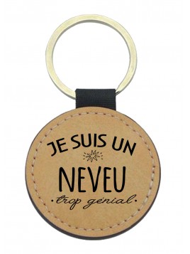 Porte-clés cuir végan...