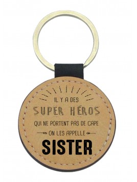 Porte-clés cuir vegan...