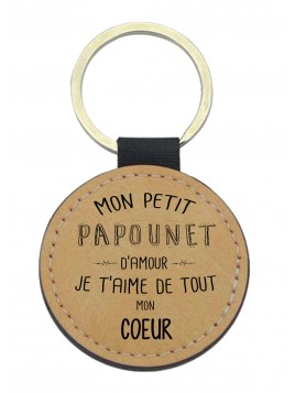 Porte-clés cuir vegan...