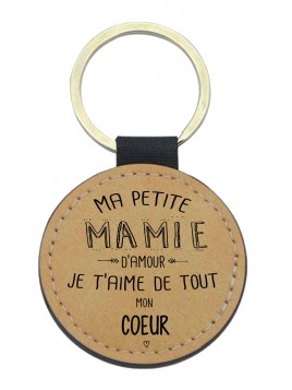 Porte-clés cuir vegan...