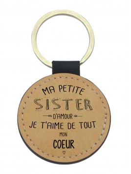 Porte-clés cuir vegan...