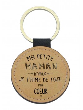 Porte-clés cuir vegan...