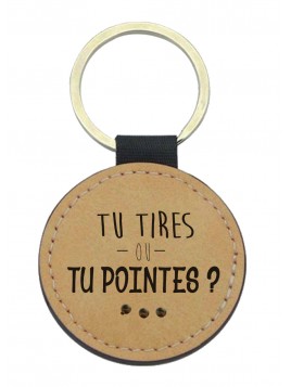 Porte-clés cuir vegan...