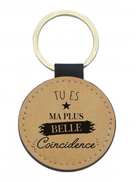 Porte-clés cuir vegan...