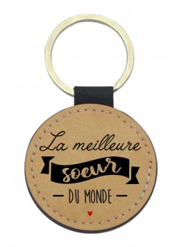 Porte-clés cuir vegan...