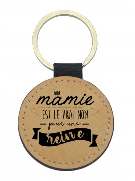 Porte-clés cuir vegan...