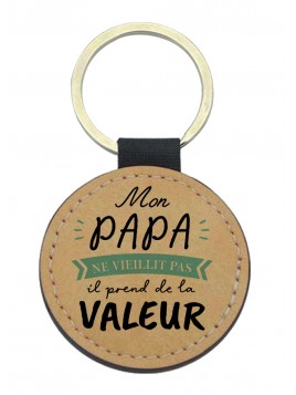 Porte-clés cuir vegan...