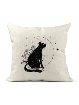 Housse de coussin - Lin -...