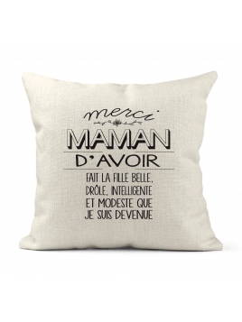 Housse de coussin - Lin -...