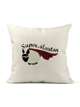 Housse de coussin - Lin -...