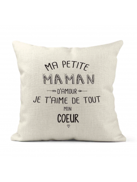 Housse de coussin - Lin -...