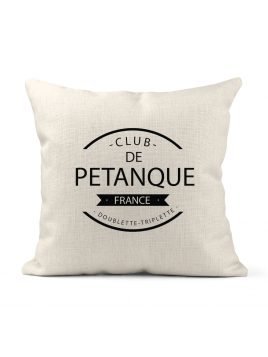 Housse de coussin - Lin -...