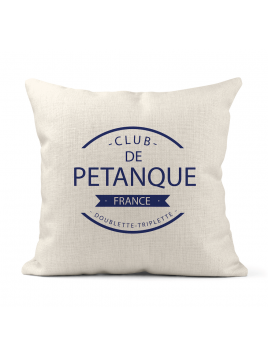 Housse de coussin - Lin -...