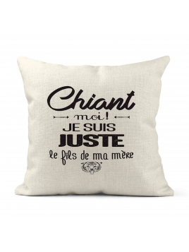Housse de coussin - Lin -...