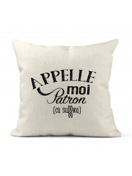 Housse de coussin - Lin -...