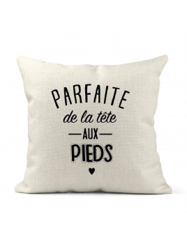 Housse de coussin - Lin -...