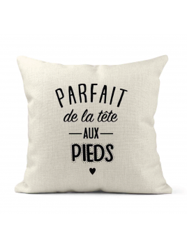 Housse de coussin - Lin -...