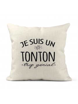 Housse de coussin - Lin -...