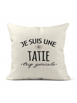 Housse de coussin - Lin -...