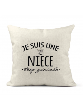 Housse de coussin - Lin -...