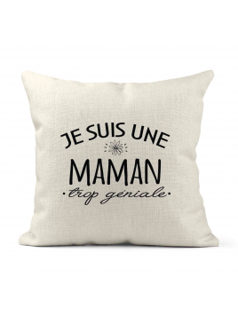 Housse de coussin - Lin -...