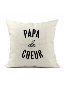 Housse de coussin - Lin -...