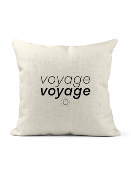 Housse de coussin - Lin -...