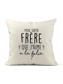 Housse de coussin - Lin -...