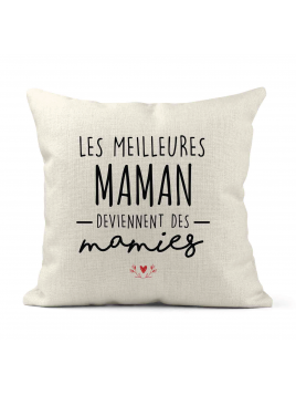 Housse de coussin - Lin -...