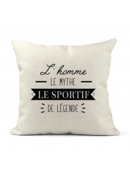 Housse de coussin - Lin -...