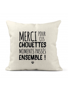 Housse de coussin - Lin -...
