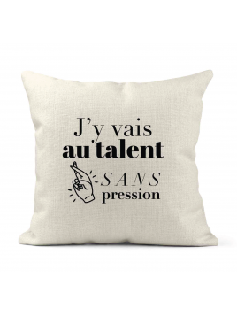 Housse de coussin - Lin -...