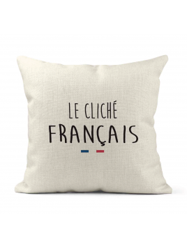 Housse de coussin - Lin -...