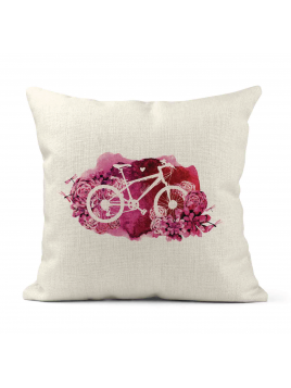 Housse de coussin - Lin -...
