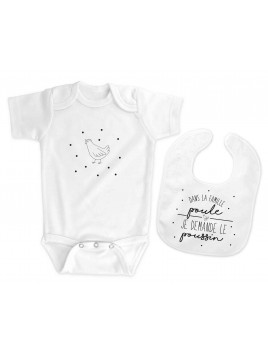 Body et Bavoir bébé - Pack...