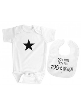 Body et Bavoir bébé - Pack...