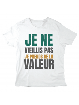 T-Shirt imprimé à message -...