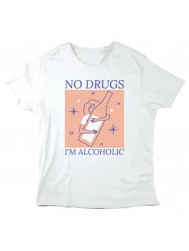 T-Shirt imprimé à message -...