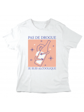 T-Shirt imprimé à message -...