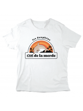 T-Shirt imprimé à message -...