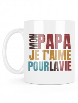Mug céramique à message -...