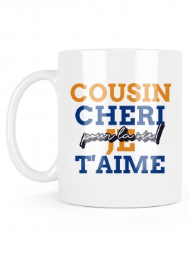 Mug céramique à message -...