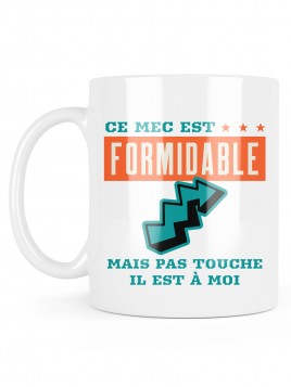 Mug céramique à message -...
