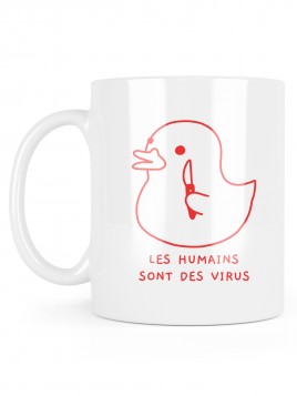 Mug céramique à message -...