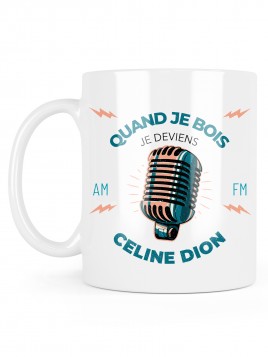 Mug céramique à message -...