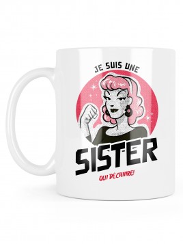 Mug céramique à message -...