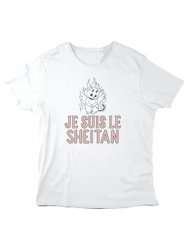 T-Shirt imprimé à message -...